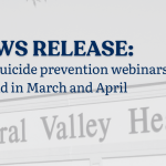 Free suicide prevention webinars to be held in March and April